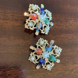 Vintage Clip Earrings Excellent Condition